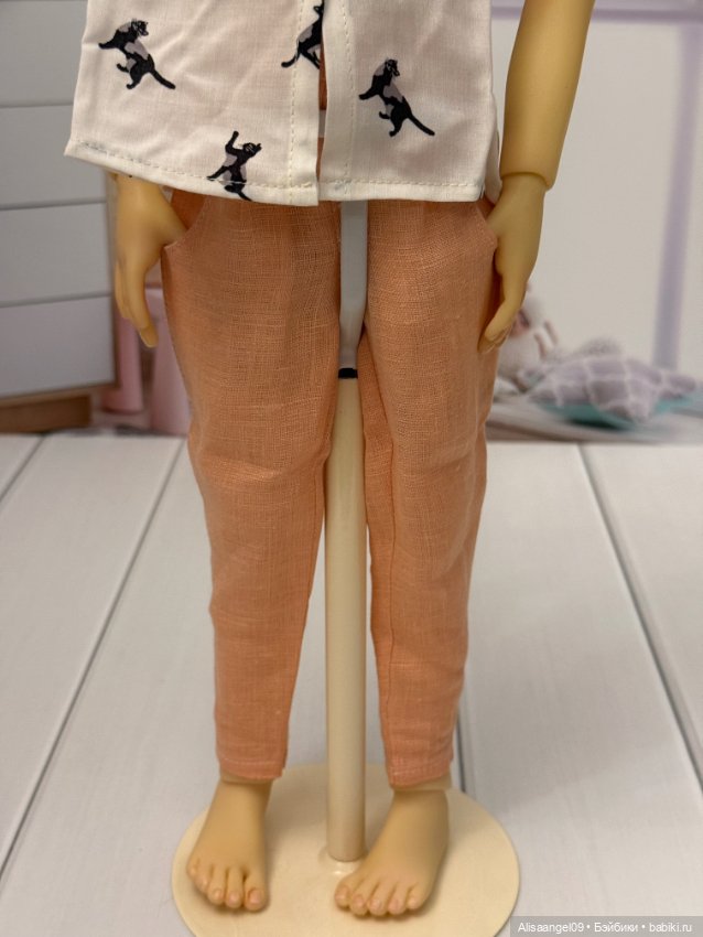 Блузка с брюками — Одежда для BJD