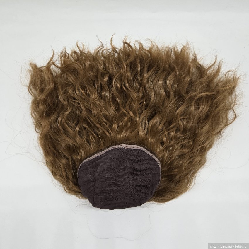 Парик для кукол, волосы волнистые, цв.рыже-русый (27), обхват головы 27см П-50 (фото 5)