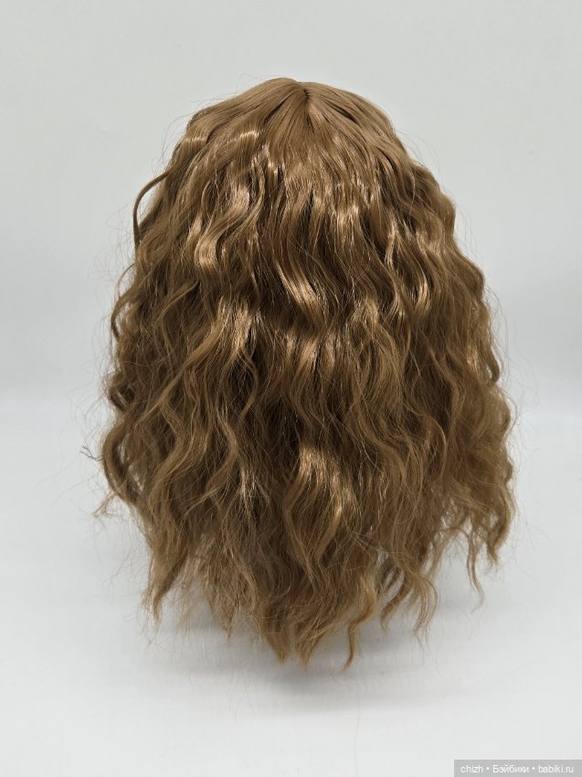 Парик для кукол, волосы волнистые, цв.рыже-русый (27), обхват головы 27см П-50 (фото 4)