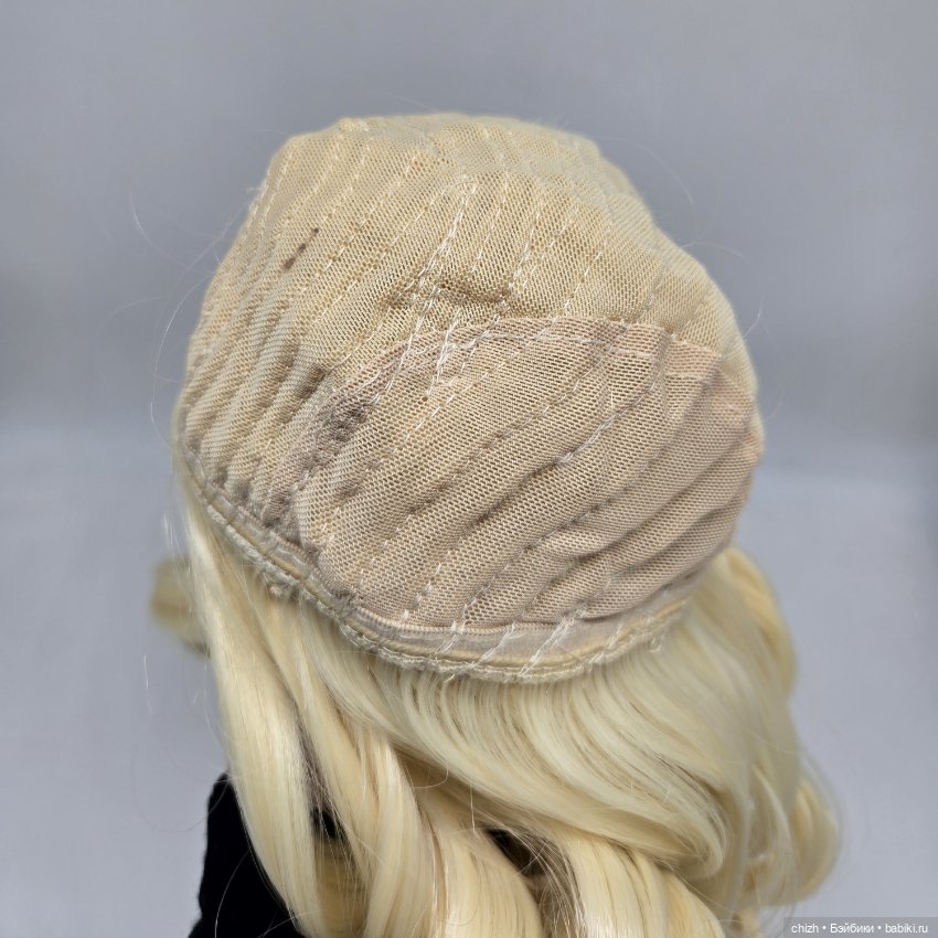 Парик для кукол обхват 39 см цв.блонд (613) П-89 (фото 5)