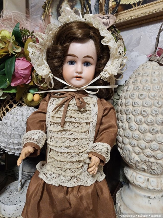 Антикварная кукла молд 1902, 38 см (фото 6)