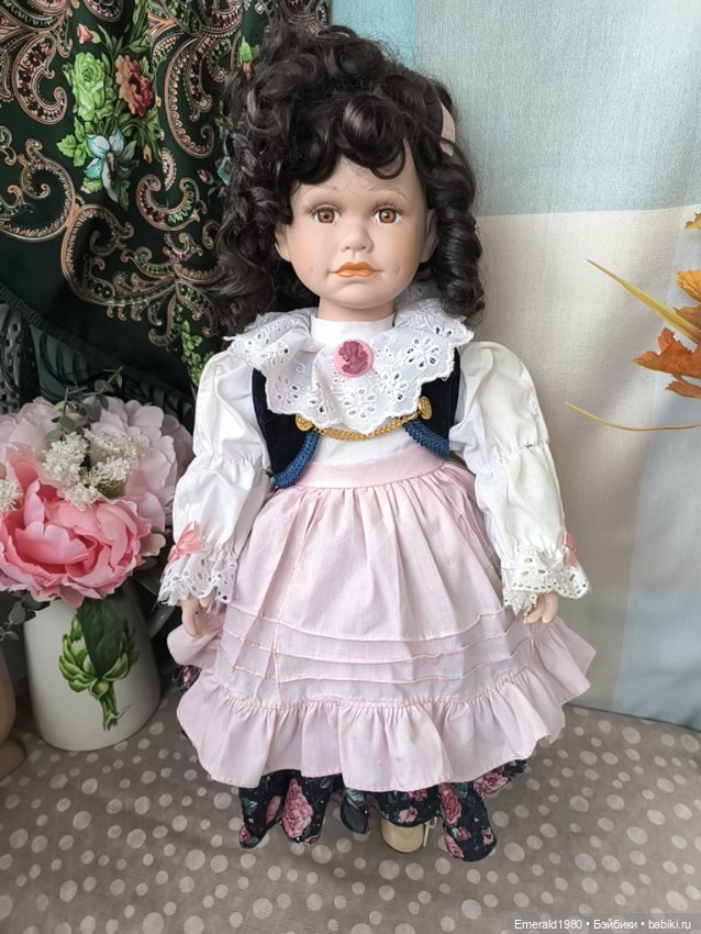 Фарфоровая кукла Германия (фото 2)