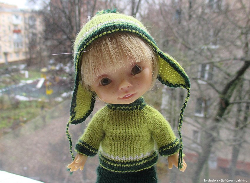 Зеленый костюм — Одежда для кукол (фото 2)