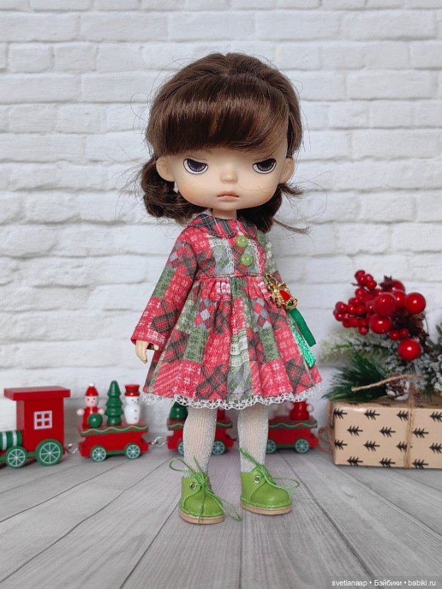 Платья клетка и комплекты новогодние для Монст Monst Xiaomi (фото 6)