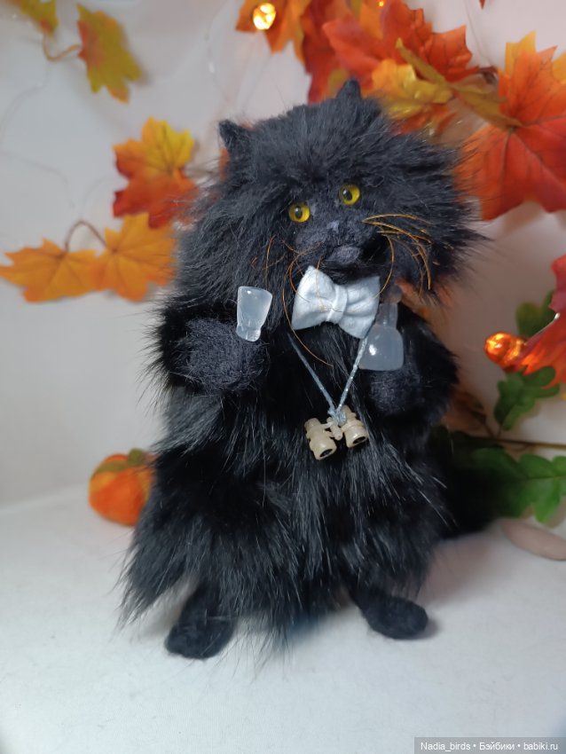 Бегемот с рюмкой — Авторские игрушки (фото 6)