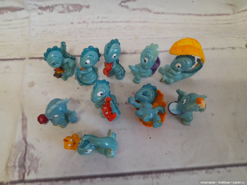 Киндеры. Динозавры морские. Полная серия (фото 6)