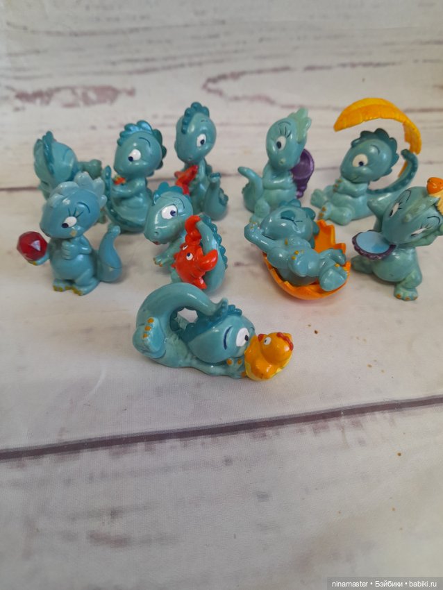 Киндеры. Динозавры морские. Полная серия