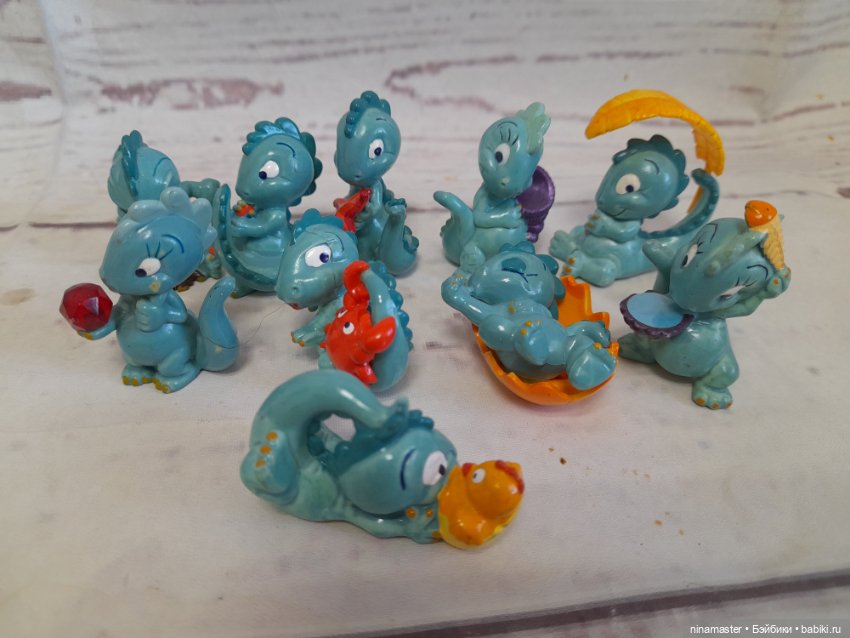 Киндеры. Динозавры морские. Полная серия (фото 2)