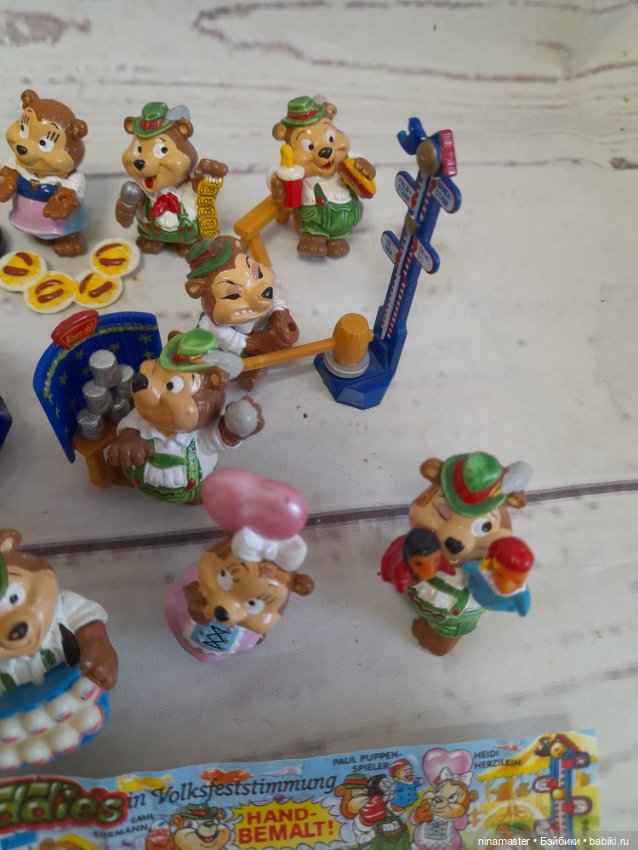 Киндеры. Медведи на ярмарке. Полные серии. Ещё один набор (фото 7)