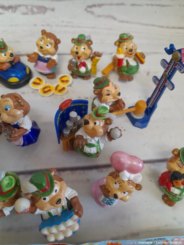 Киндеры. Медведи на ярмарке. Полные серии. Ещё один набор (фото 6)
