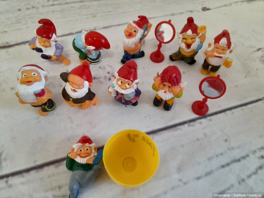 Киндеры. Гномы умывающиеся. Полная серия