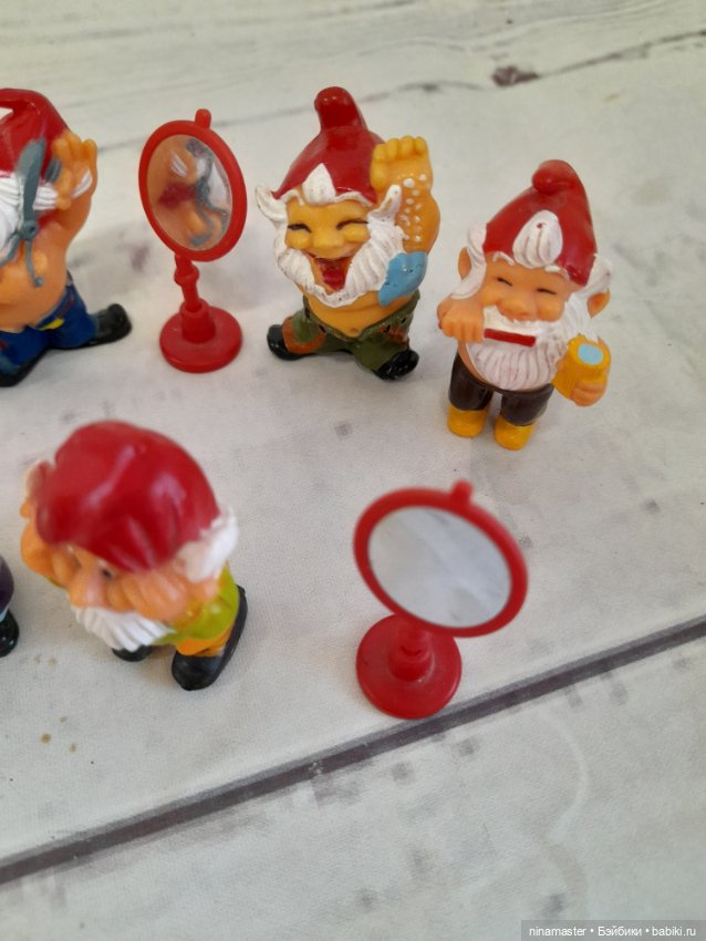 Киндеры. Гномы умывающиеся. Полная серия (фото 7)