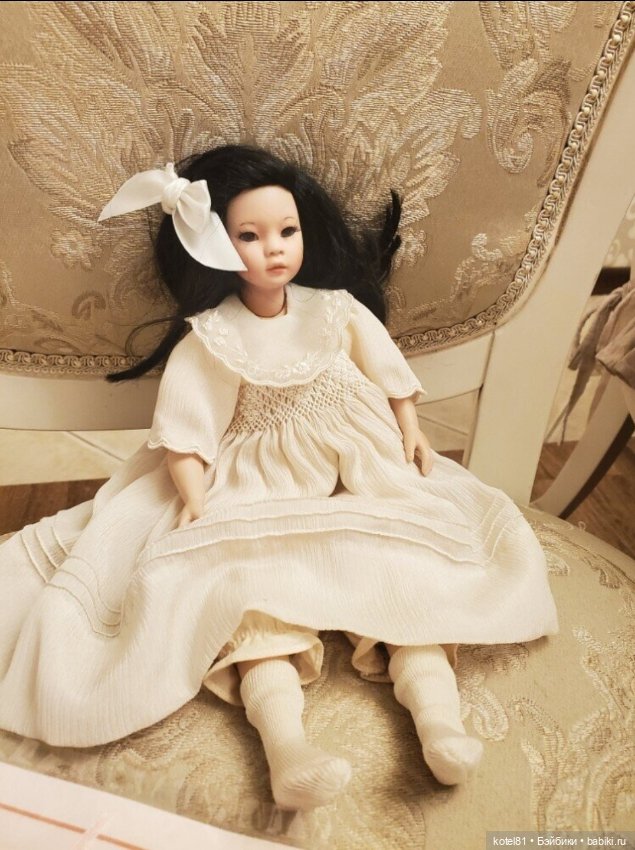 Кукла фарфоровая коллекционная лититка от Pauline Bjonness-Jacobsen (фото 3)