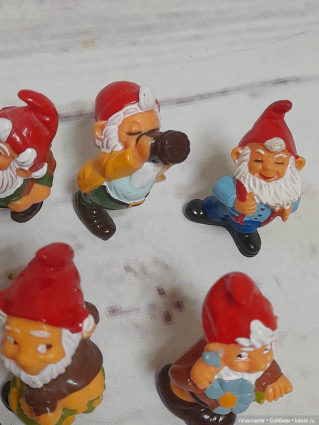 Киндеры. Гномы лесные. Полная серия-1 гном (фото 6)