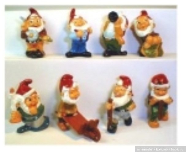 Киндеры. Гномы лесные. Полная серия-1 гном (фото 10)