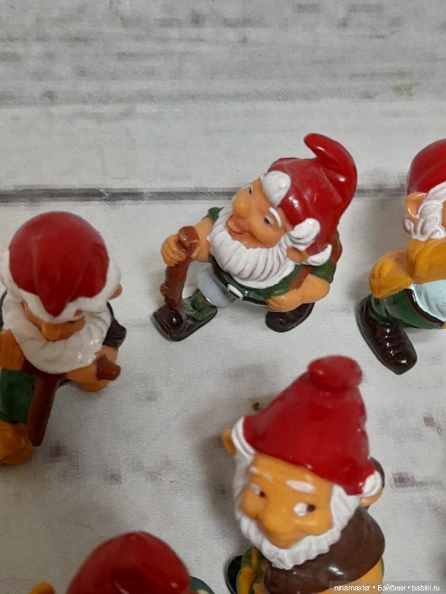 Киндеры. Гномы лесные. Полная серия-1 гном (фото 7)