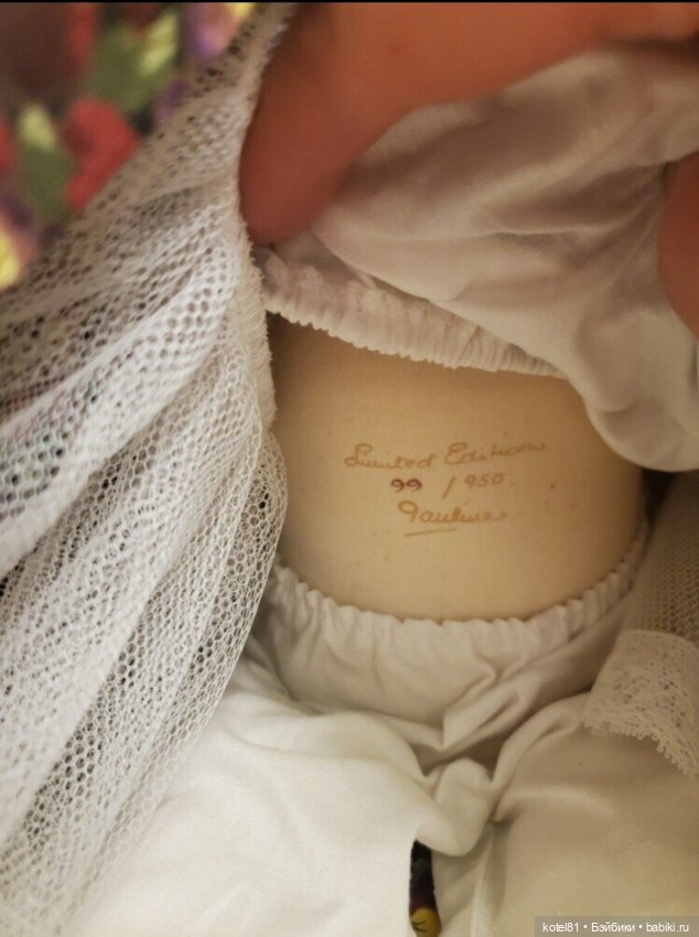 Фарфоровая коллекционная кукла от Pauline Bjonness-Jacobsen Лимитка (фото 2)