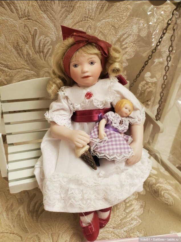 Мини девочка с куклой от Ashton Drake (фото 2)