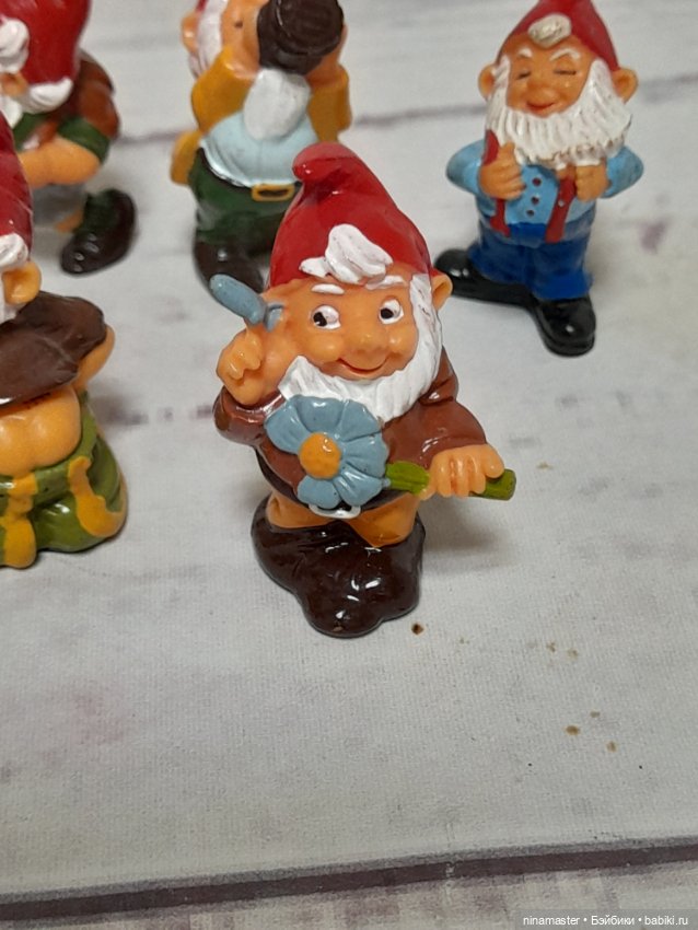 Киндеры. Гномы лесные. Полная серия-1 гном (фото 4)