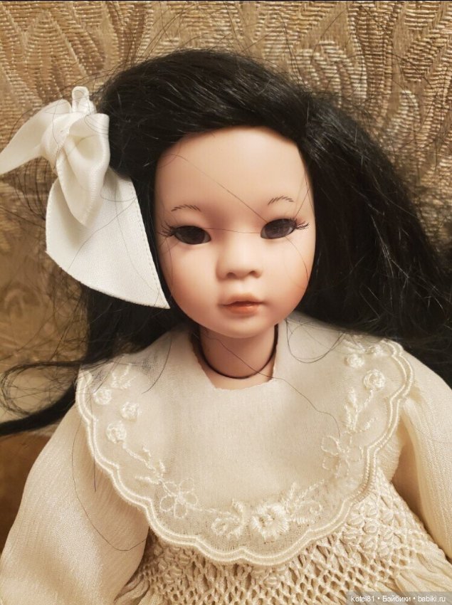 Кукла фарфоровая коллекционная лититка от Pauline Bjonness-Jacobsen (фото 5)