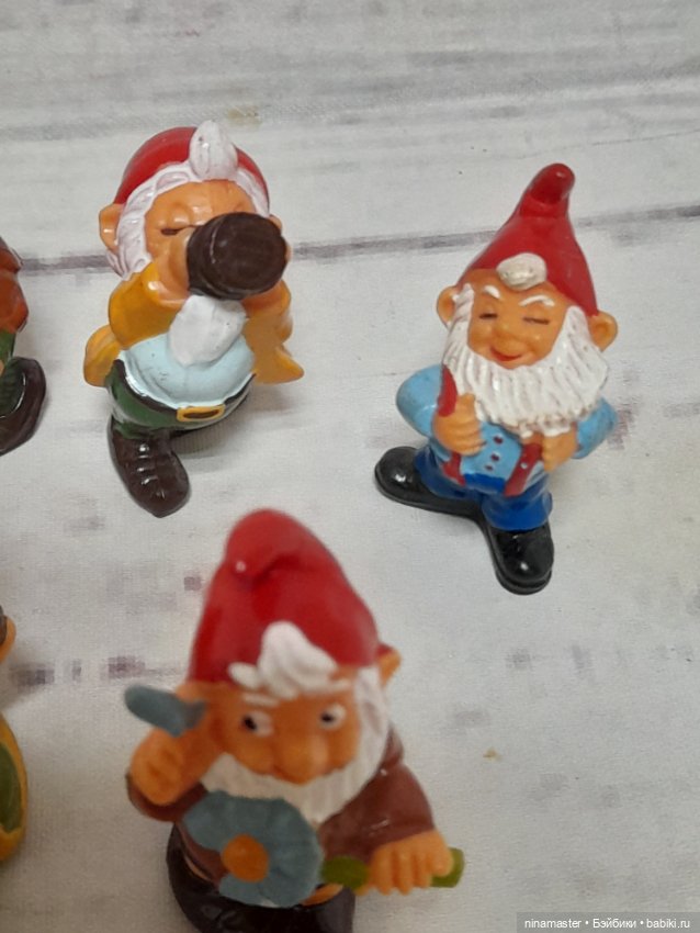 Киндеры. Гномы лесные. Полная серия-1 гном (фото 5)