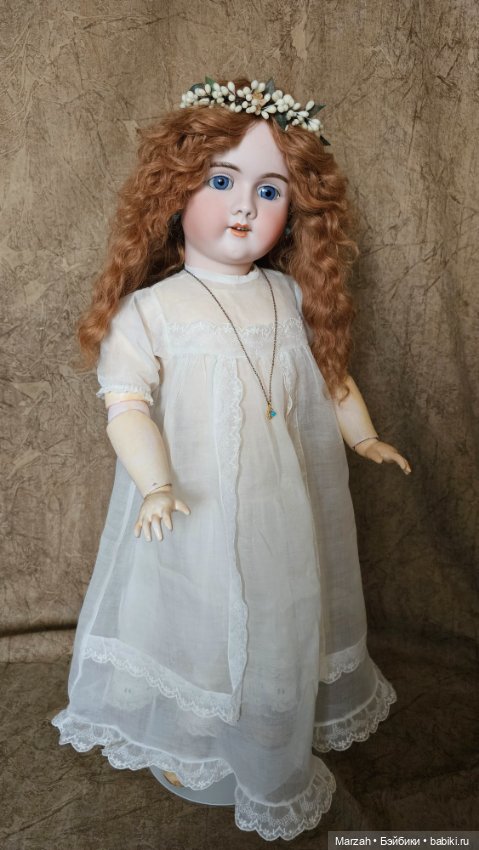 Невероятная красавица от Handwerck, антикварная кукла (фото 6)