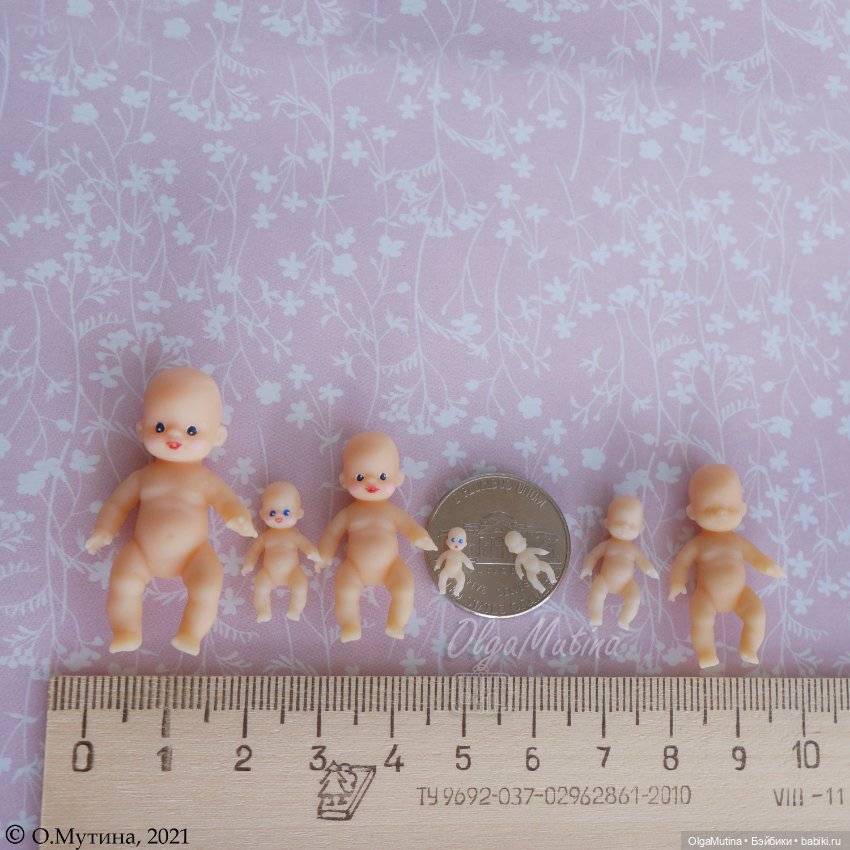 Микро пупс 1- 4 см — Авторские куклы