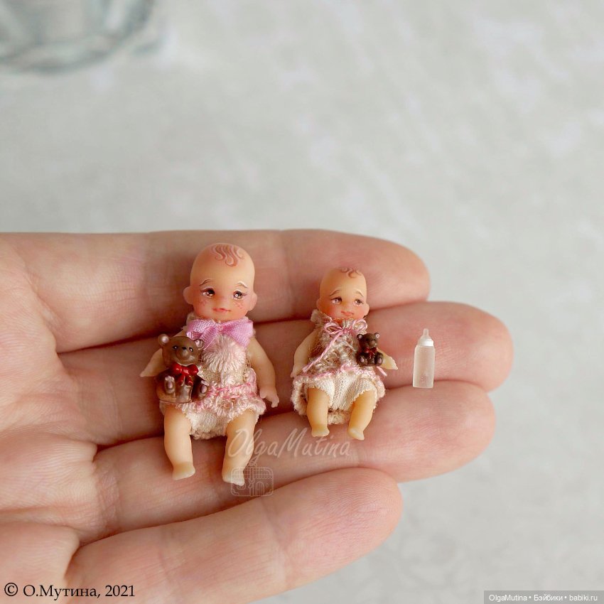 Микро пупс 1- 4 см — Авторские куклы (фото 6)