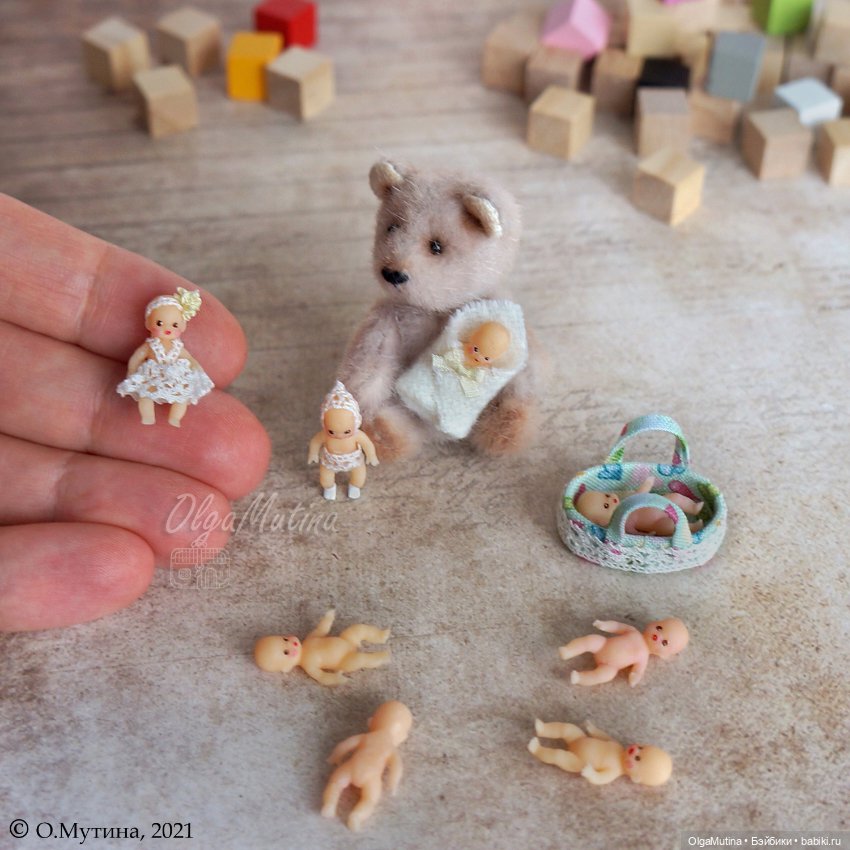 Микро пупс 1- 4 см — Авторские куклы (фото 4)