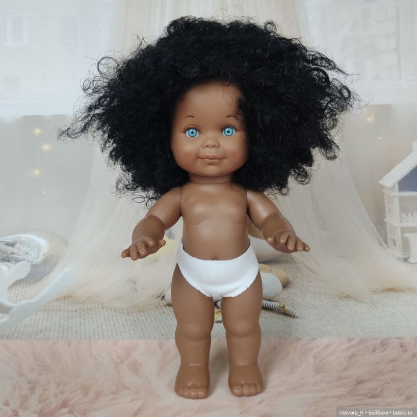 Lamagik кукла Бетти, мулатка с голубыми глазами, 26 см, № 1