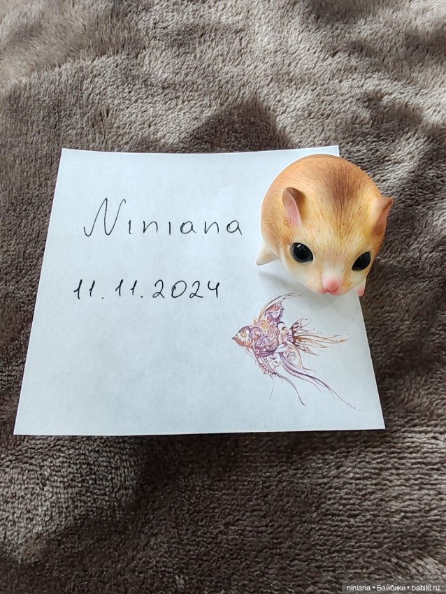 Hamster (Xiao CangCang) от Sakura & Paper Studio (фото 6)