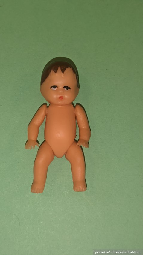 Резиновый пупсик Ari Аришка, ГДР, высота 6,5 см (фото 6)