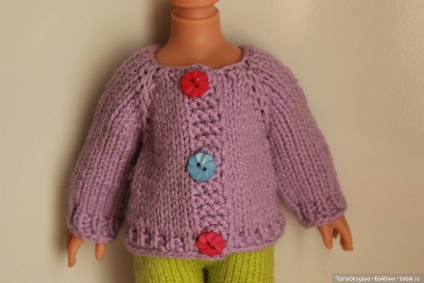 Кофточки вязаные — Одежда для кукол (фото 5)