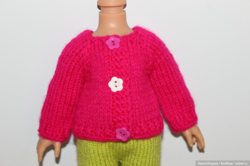 Кофточки вязаные — Одежда для кукол (фото 8)