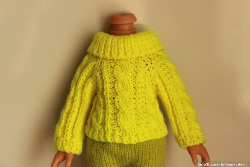 Кофточки вязаные — Одежда для кукол