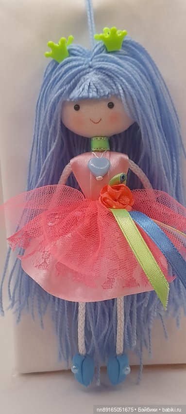Куколки ручной работы в стиле наив в подарочной упаковке (фото 5)