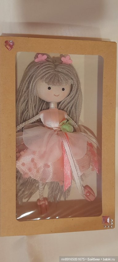 Куколки ручной работы в стиле наив в подарочной упаковке (фото 7)