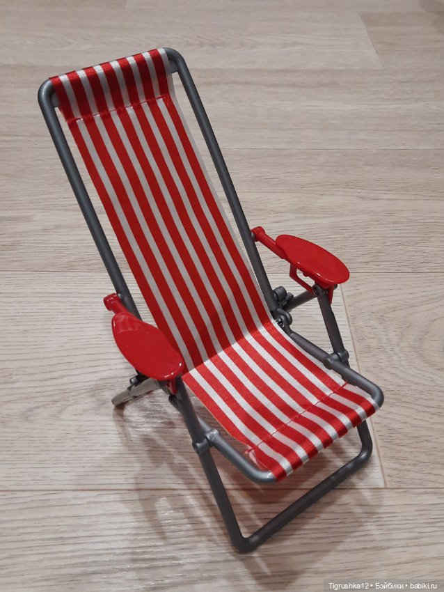 Шезлонг — Миниатюра для кукол (фото 7)