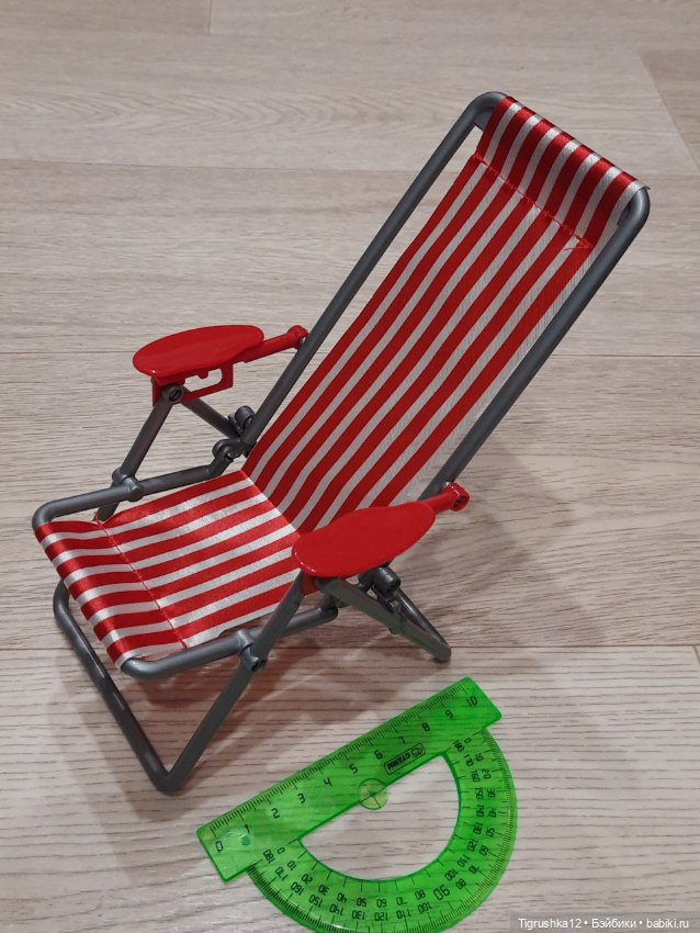 Шезлонг — Миниатюра для кукол (фото 9)