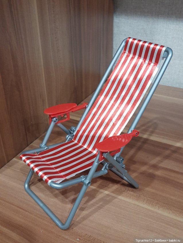 Шезлонг — Миниатюра для кукол (фото 3)