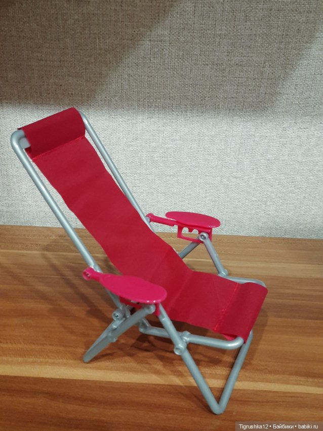 Шезлонг # — Миниатюра для кукол (фото 4)