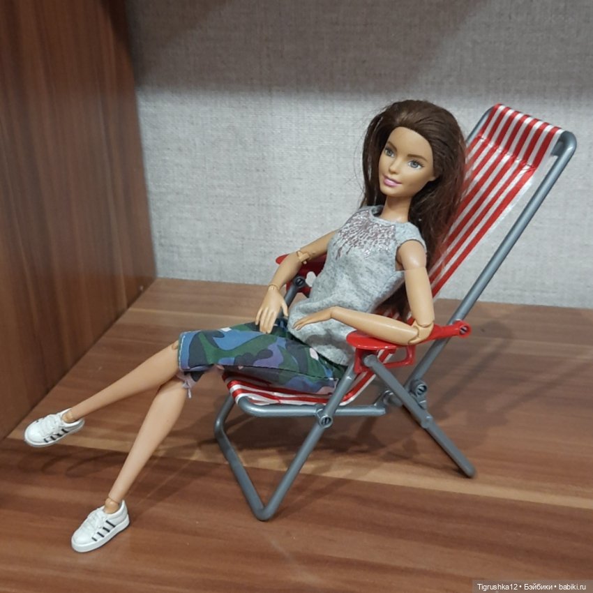 Шезлонг — Миниатюра для кукол (фото 2)