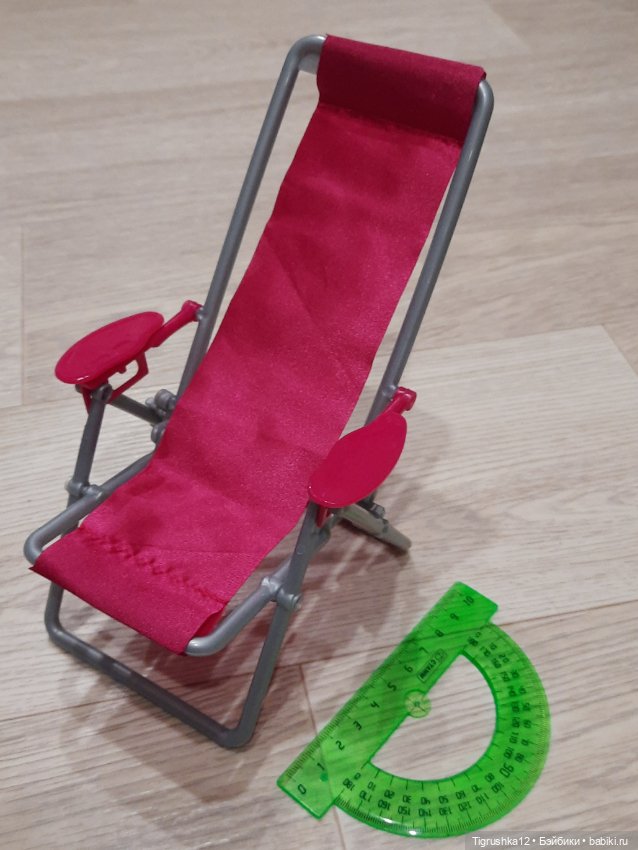 Шезлонг # — Миниатюра для кукол (фото 6)