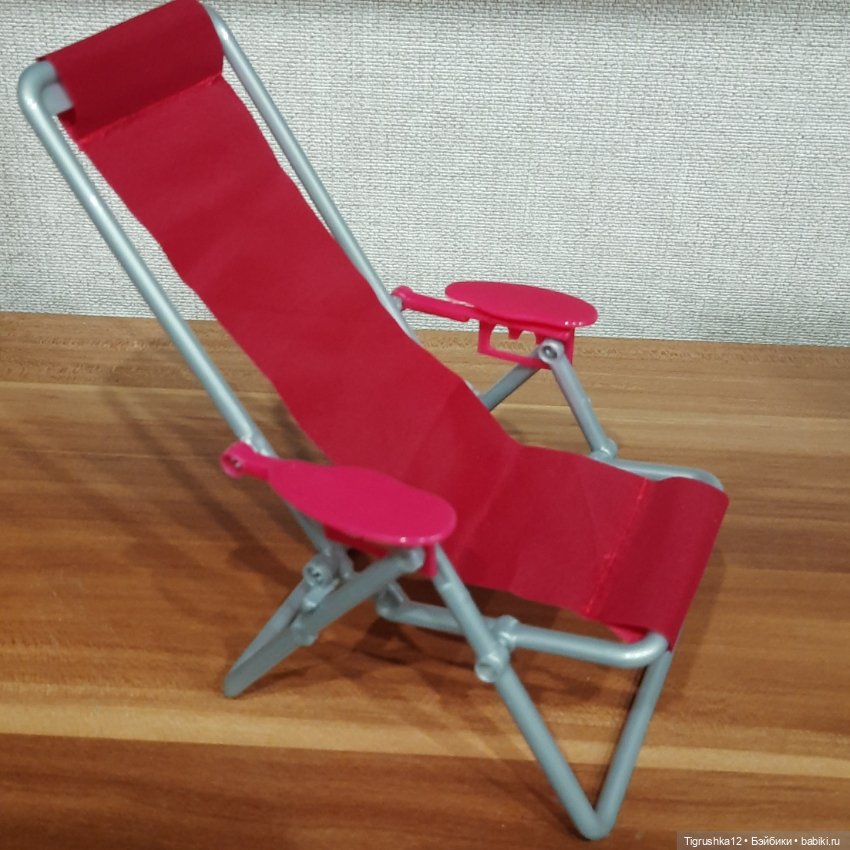 Шезлонг # — Миниатюра для кукол (фото 3)