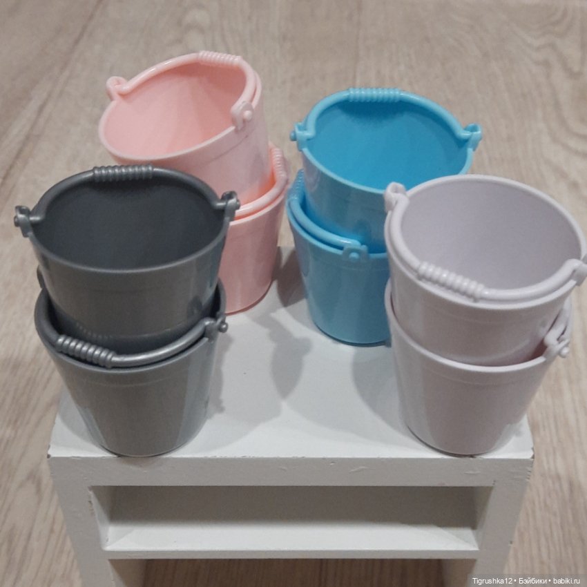 Ведра для кукол — Миниатюра для кукол (фото 4)