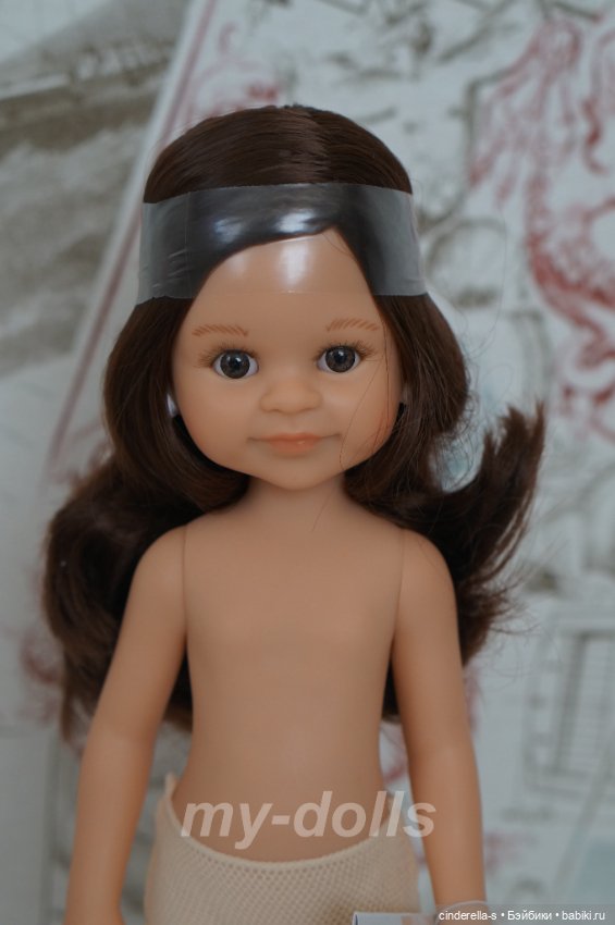 Клео шатенка с серёжками Paola Reina. Выпуск 2018г (фото 3)