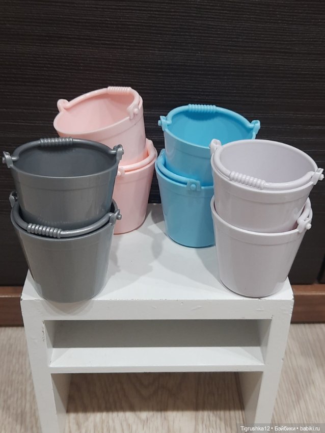Ведра для кукол — Миниатюра для кукол