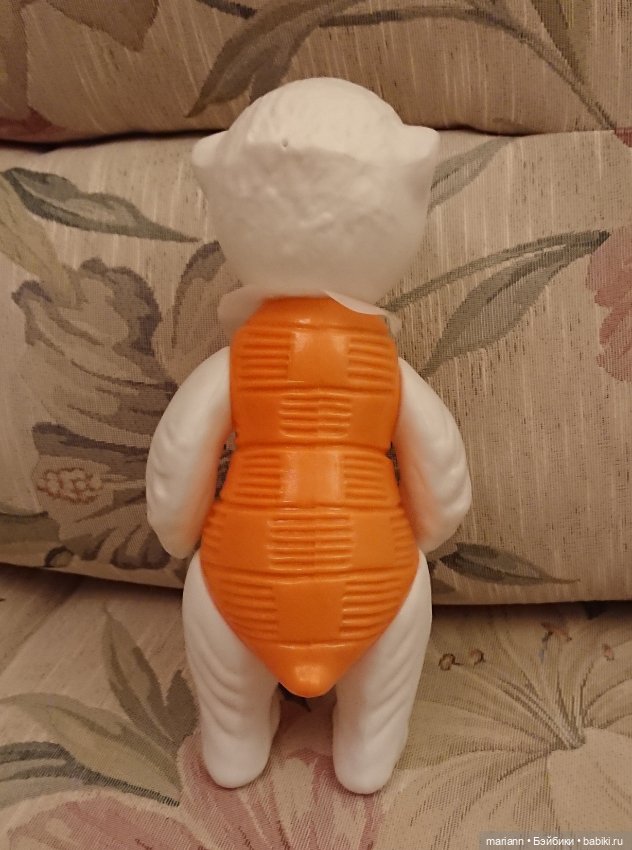 Мишка полярный СССР полиэтиленовый, в новом состоянии, редкий (фото 5)