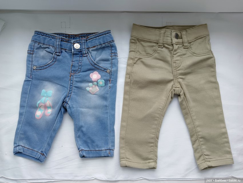 Штанишки на кукол реборн или других похожего формата ,на рост 62 см (фото 2)