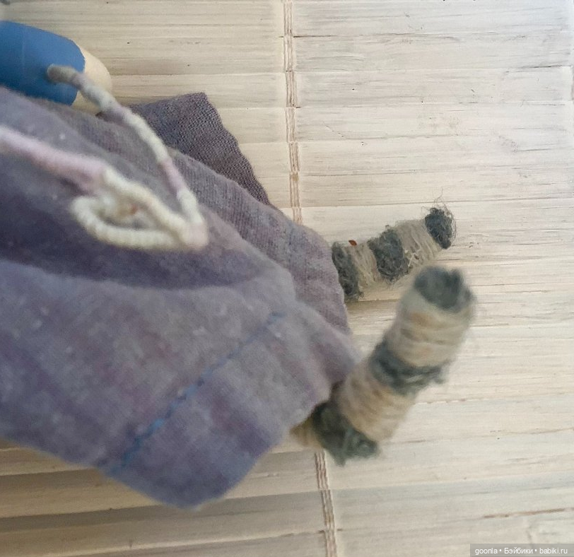 Синяя кошка с синей рыбой (фото 6)